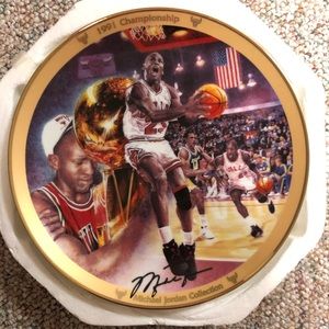 Michael Jordan 1991 Championship plate